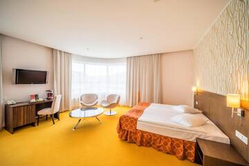 Двухместный номер Делюкс с 1 кроватью в Отеле Rija VEF Hotel with FREE Parking